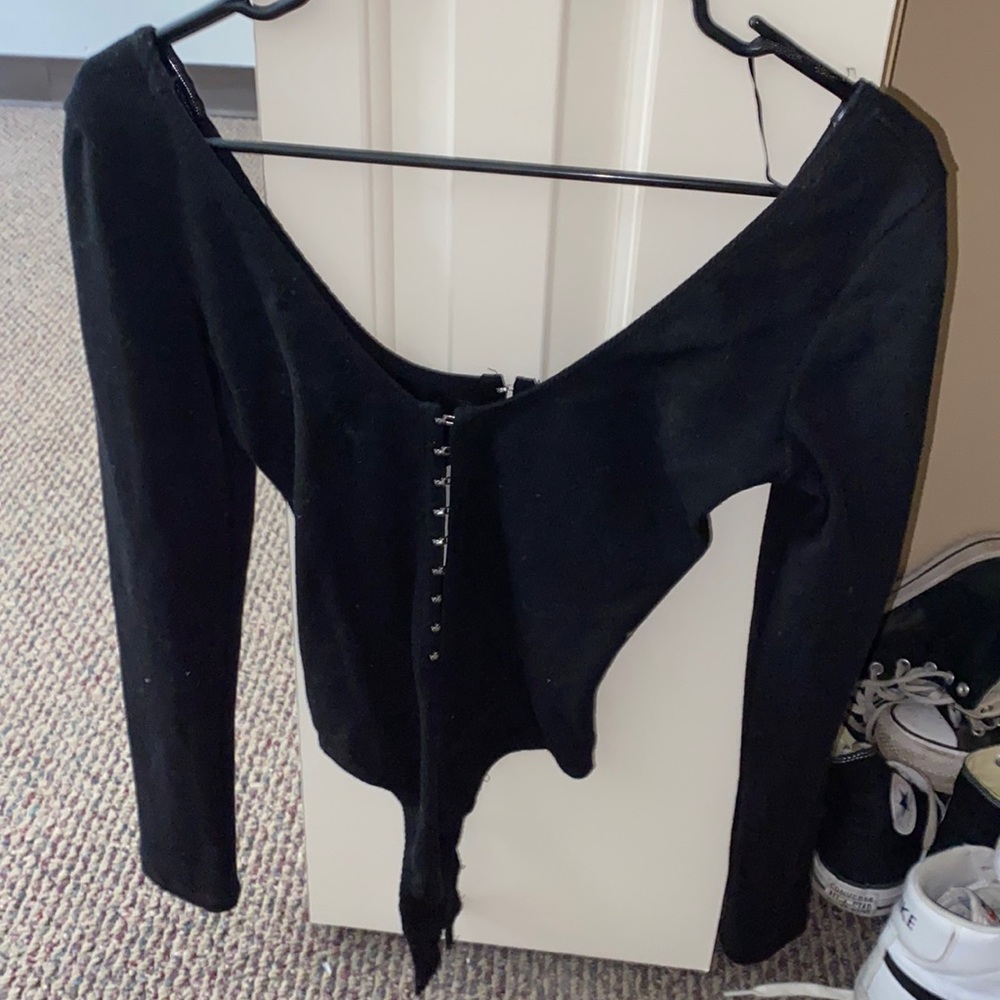 black bodysuit